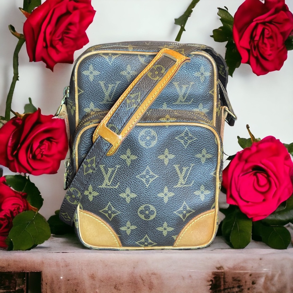 Louis Vuitton Blue and Yellow Crossbody Bag